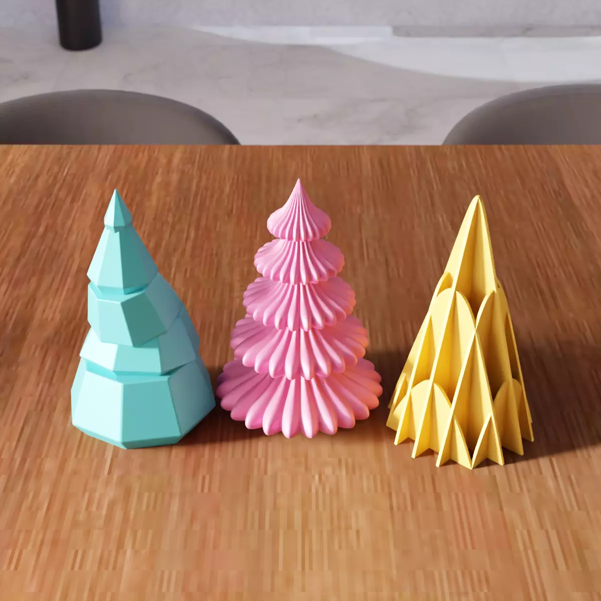 Christmas Tree Set - 390 3D print model_6
