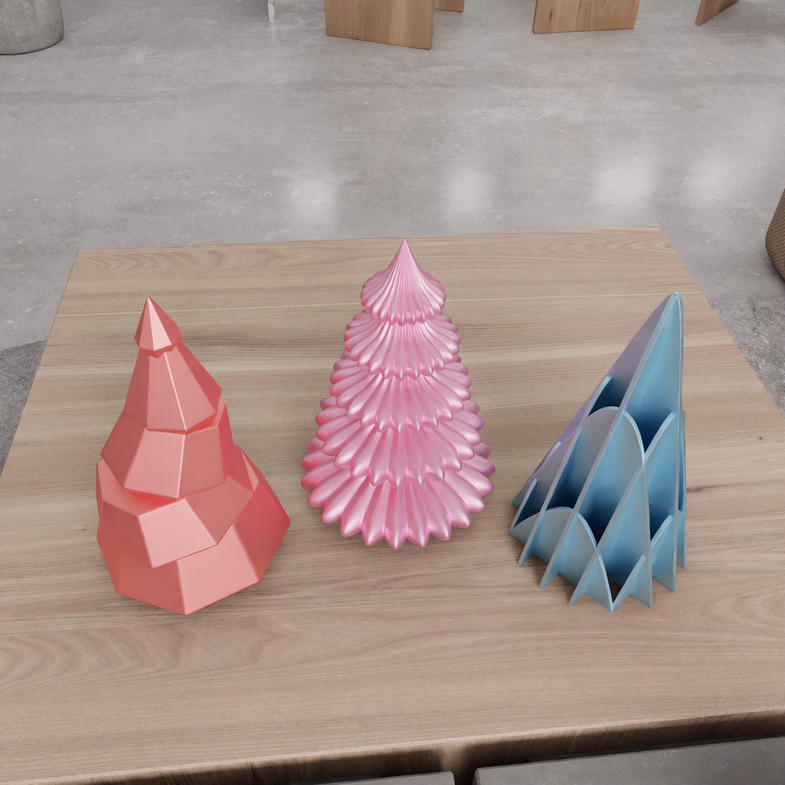Christmas Tree Set - 390 3D print model_10