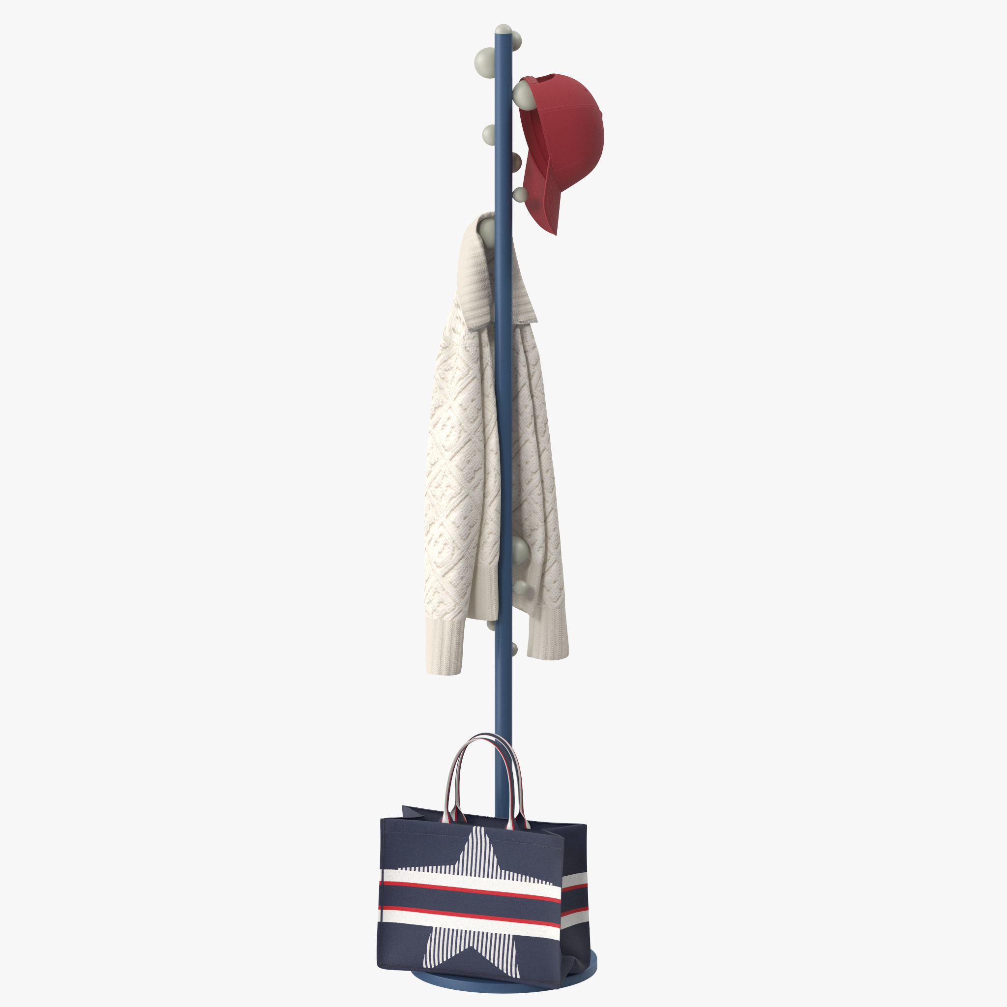 Bubble Miniforms Coat Stand 3D model_8