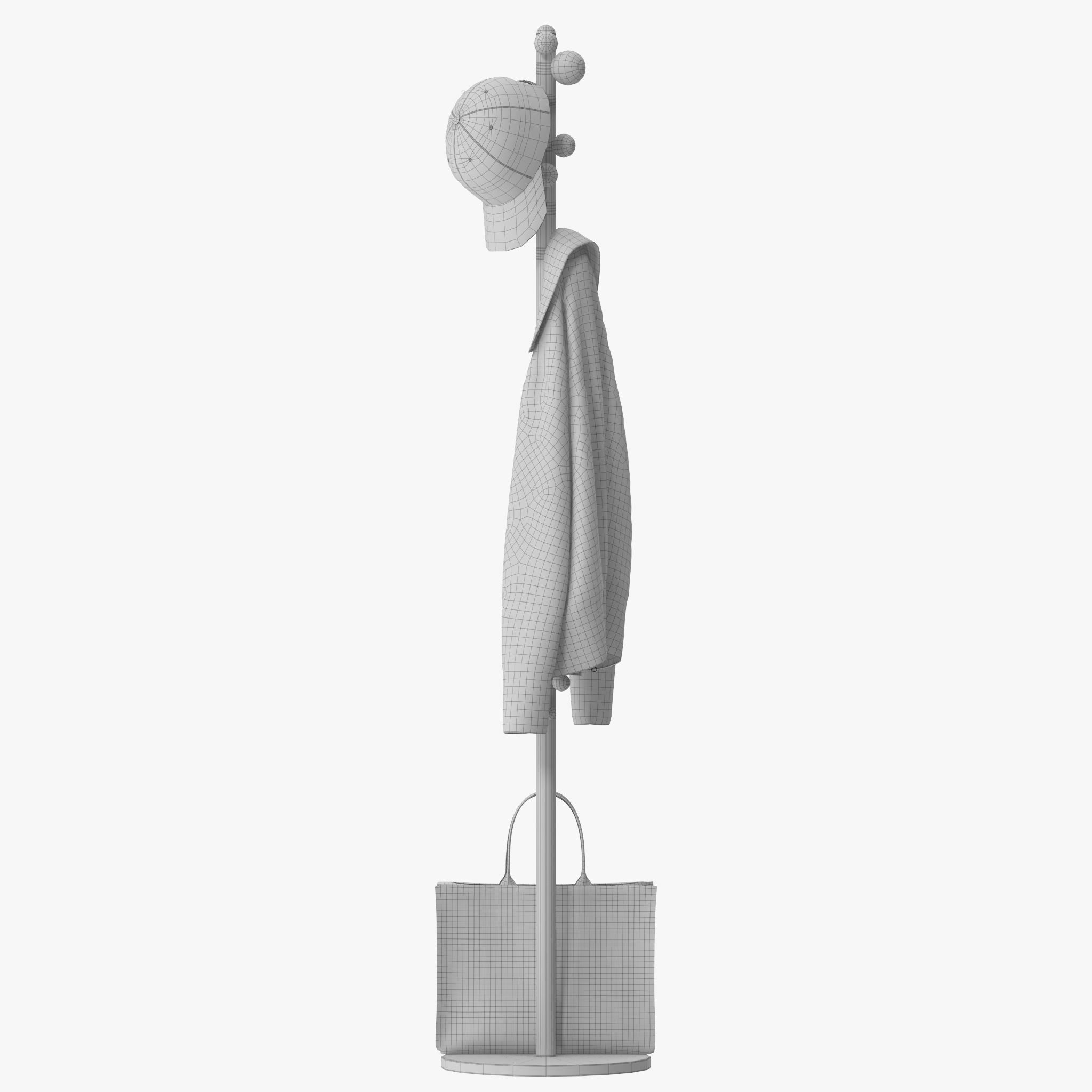 Bubble Miniforms Coat Stand 3D model_17