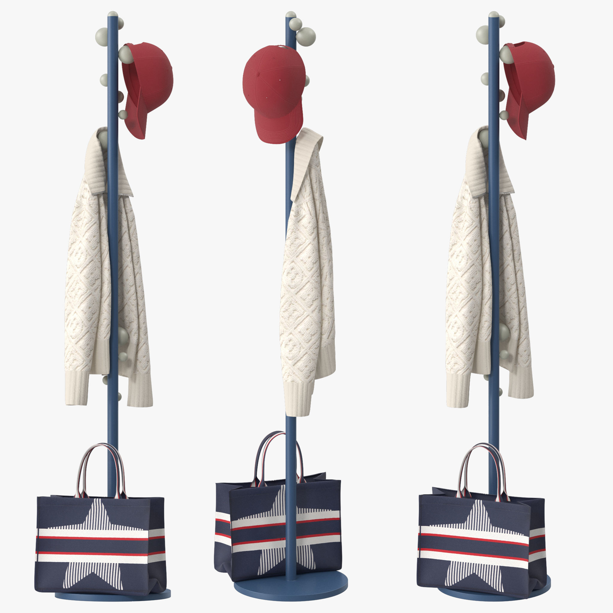 Bubble Miniforms Coat Stand 3D model_1