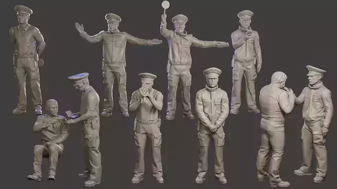 Male Slovac Traffic Police STP Pack1