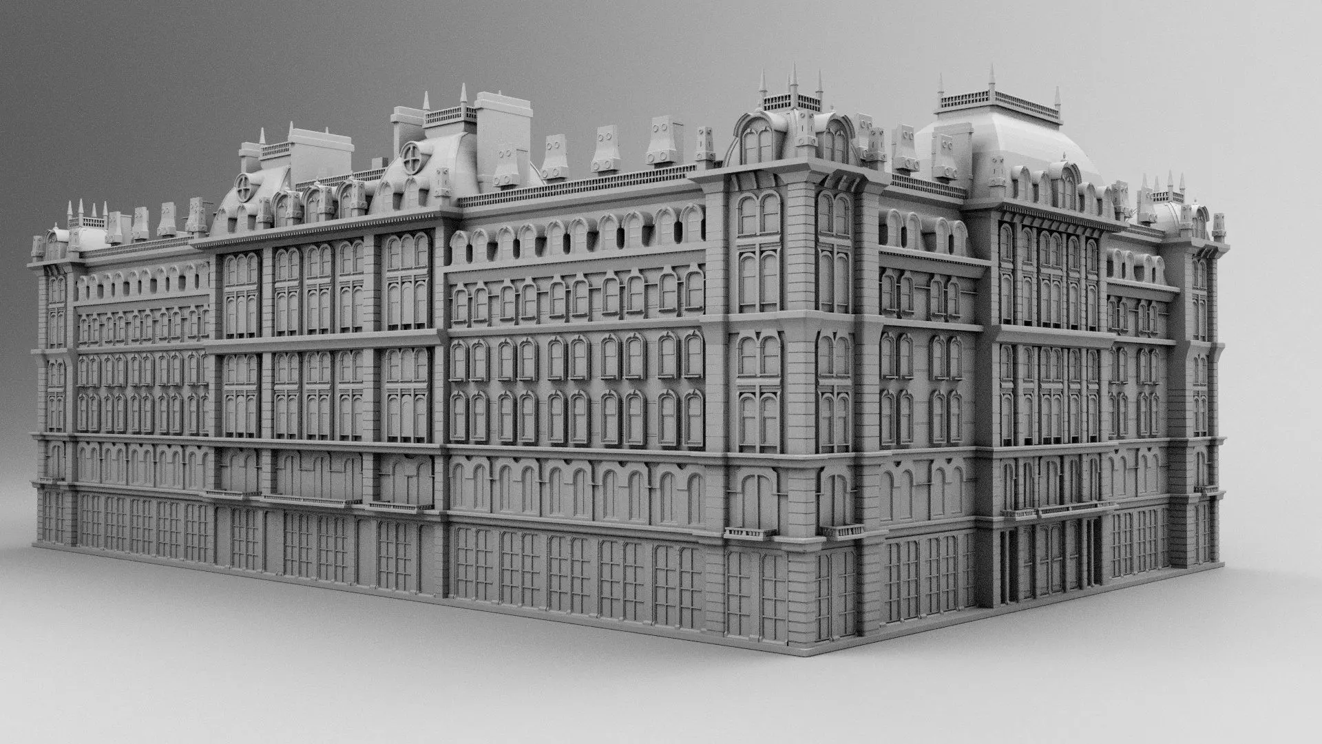 Chicago hotel 3D print model