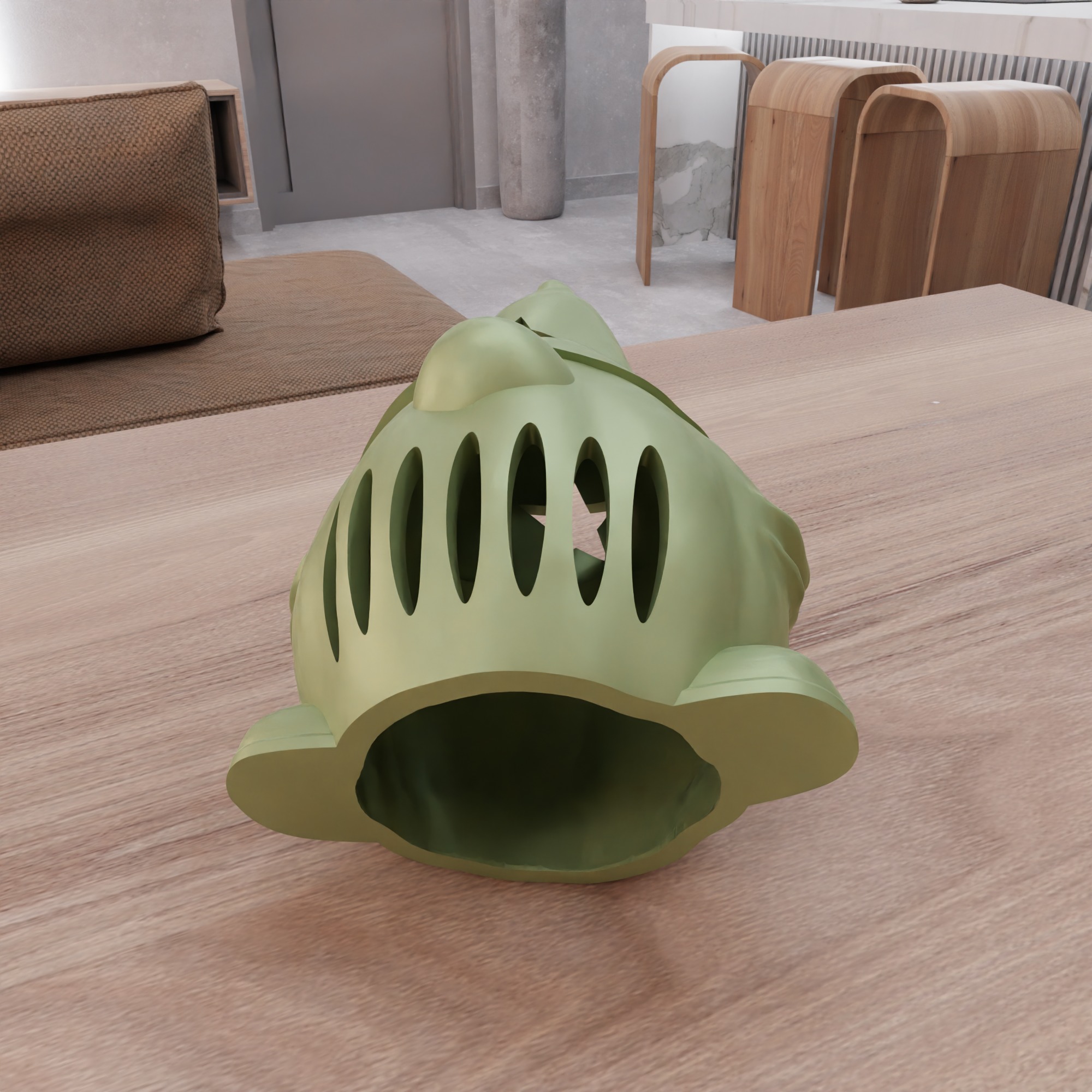 Christmas Gnome Tea Light - 242-1 3D print model_9
