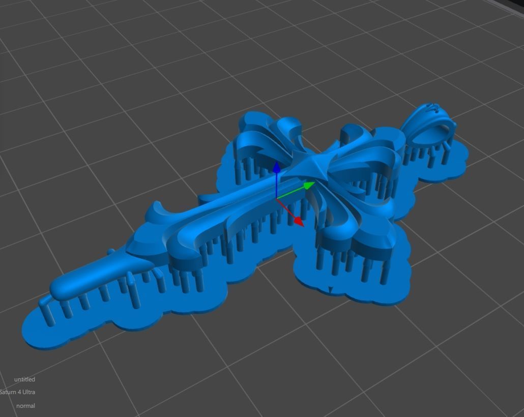 Ornamnet Cross 3D print model_11