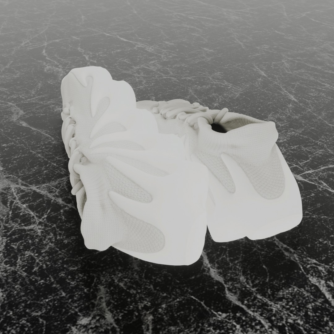 ADIDAS YEEZY BOOST 450 3D SHOES Low-poly 3D model_6