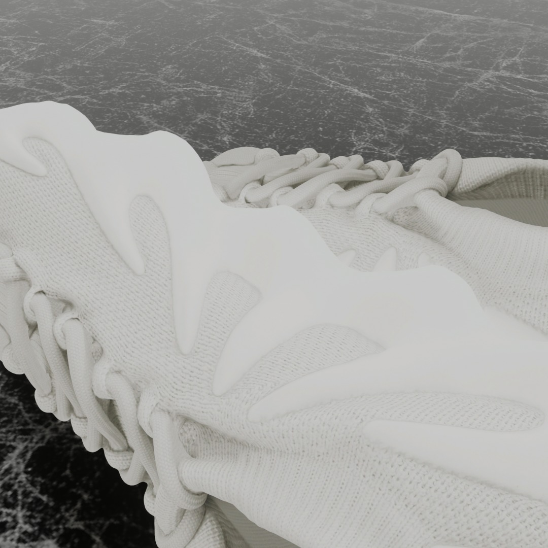 ADIDAS YEEZY BOOST 450 3D SHOES Low-poly 3D model_8