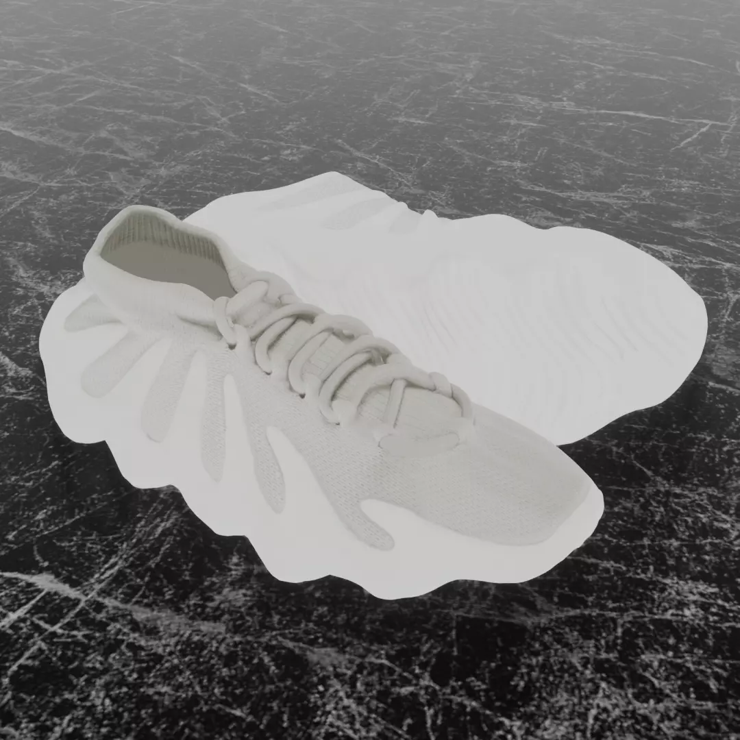 ADIDAS YEEZY BOOST 450 3D SHOES Low-poly 3D model_0