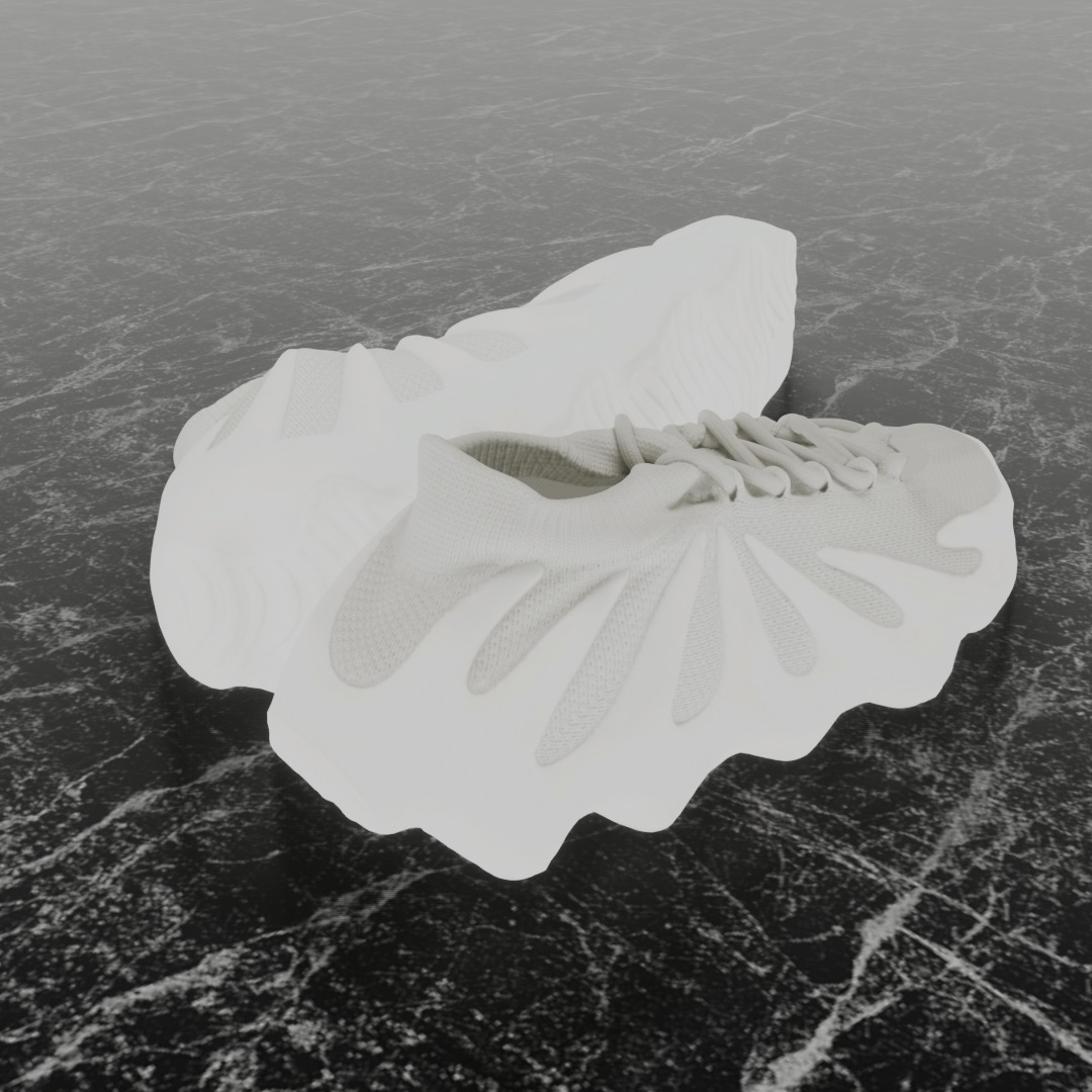 ADIDAS YEEZY BOOST 450 3D SHOES Low-poly 3D model_5