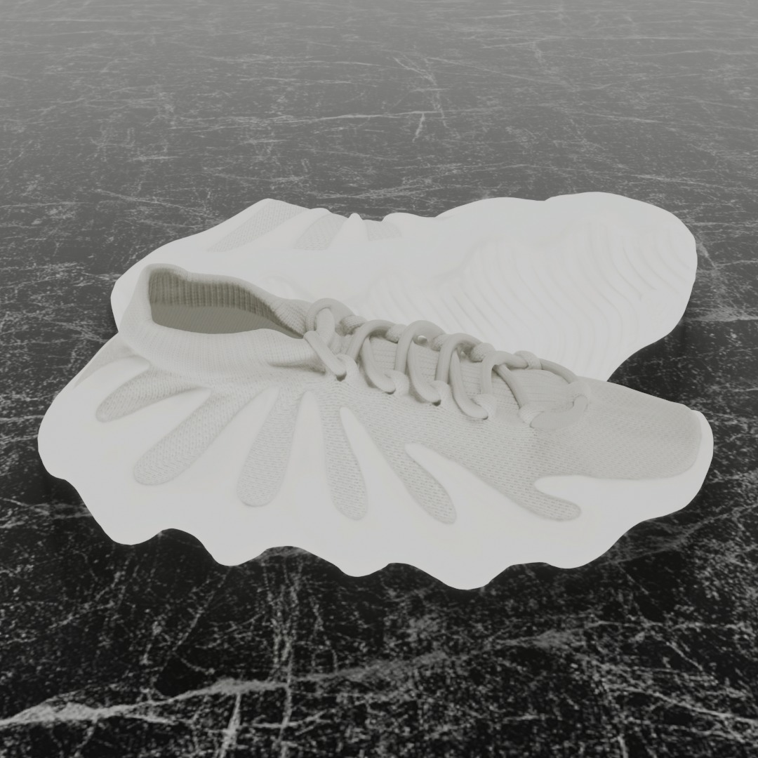 ADIDAS YEEZY BOOST 450 3D SHOES Low-poly 3D model_4