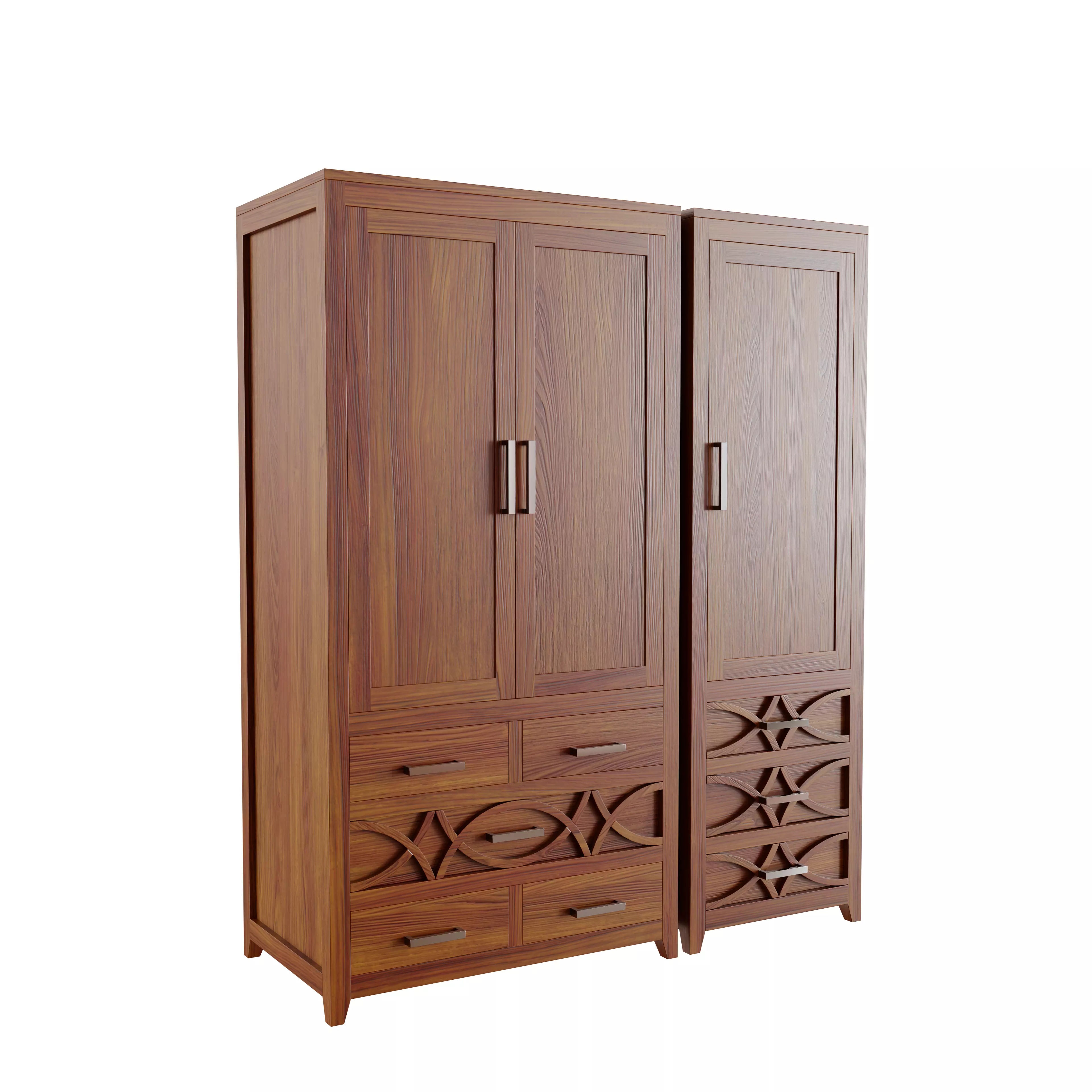 Wooden Cupboard 3D model