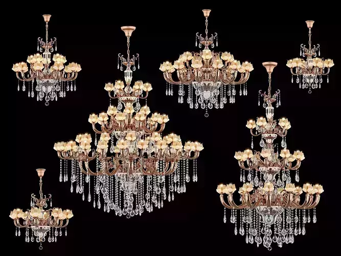 6806 Osgona Collection of Murano Glass Lamps