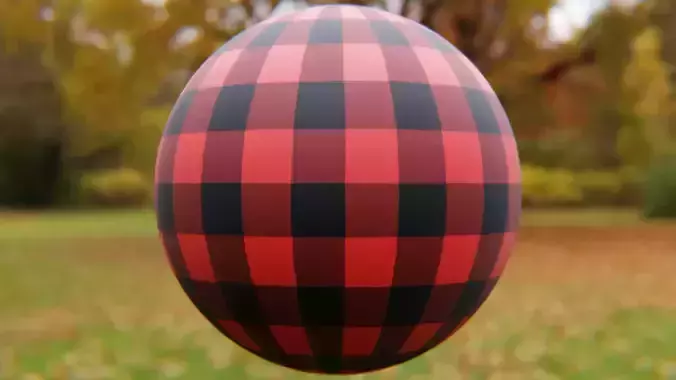 Buffalo Check Fabric - Procedural Shader for Blender Texture