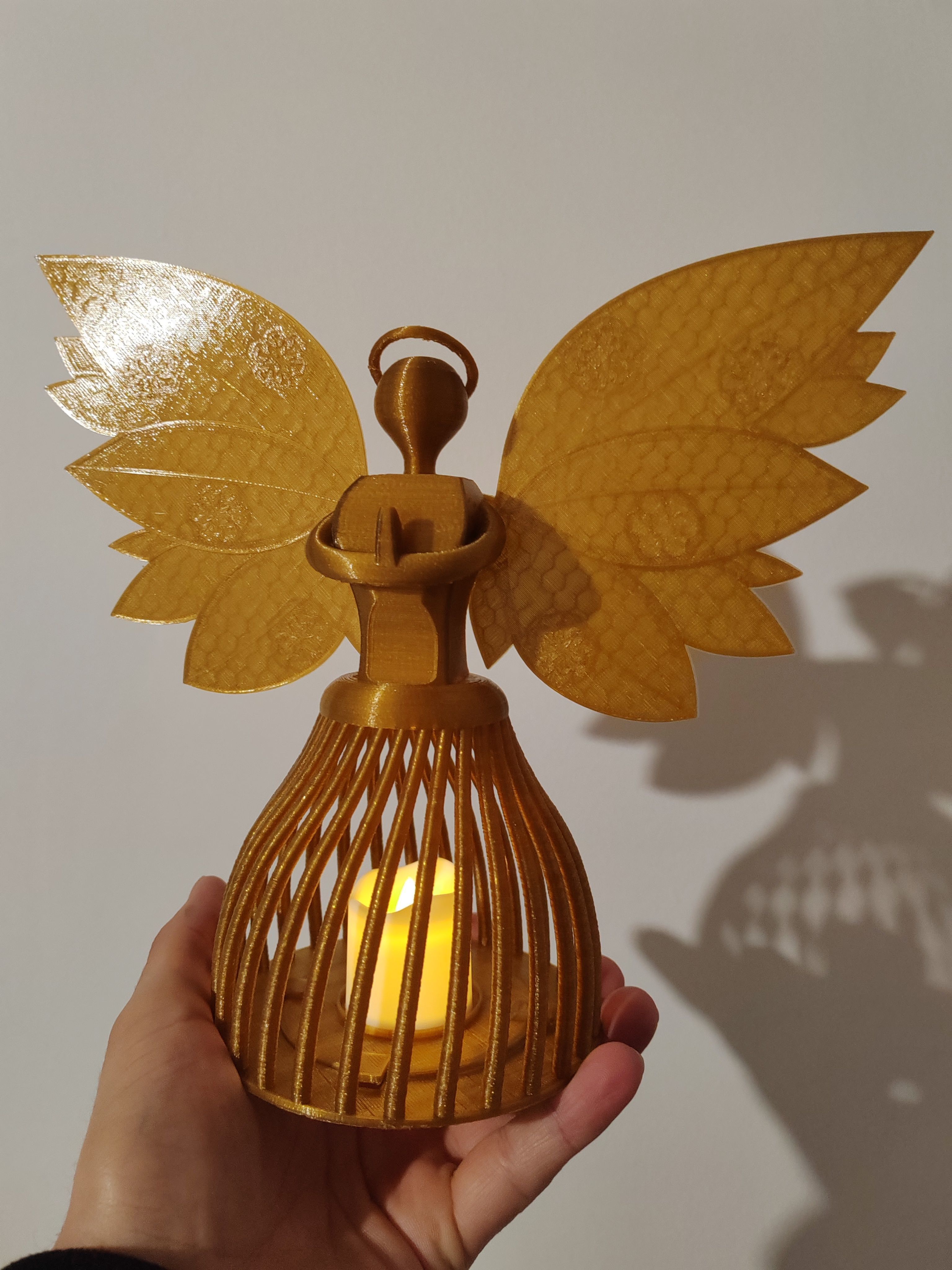 Angel Christmas Ornament 3D print model_1