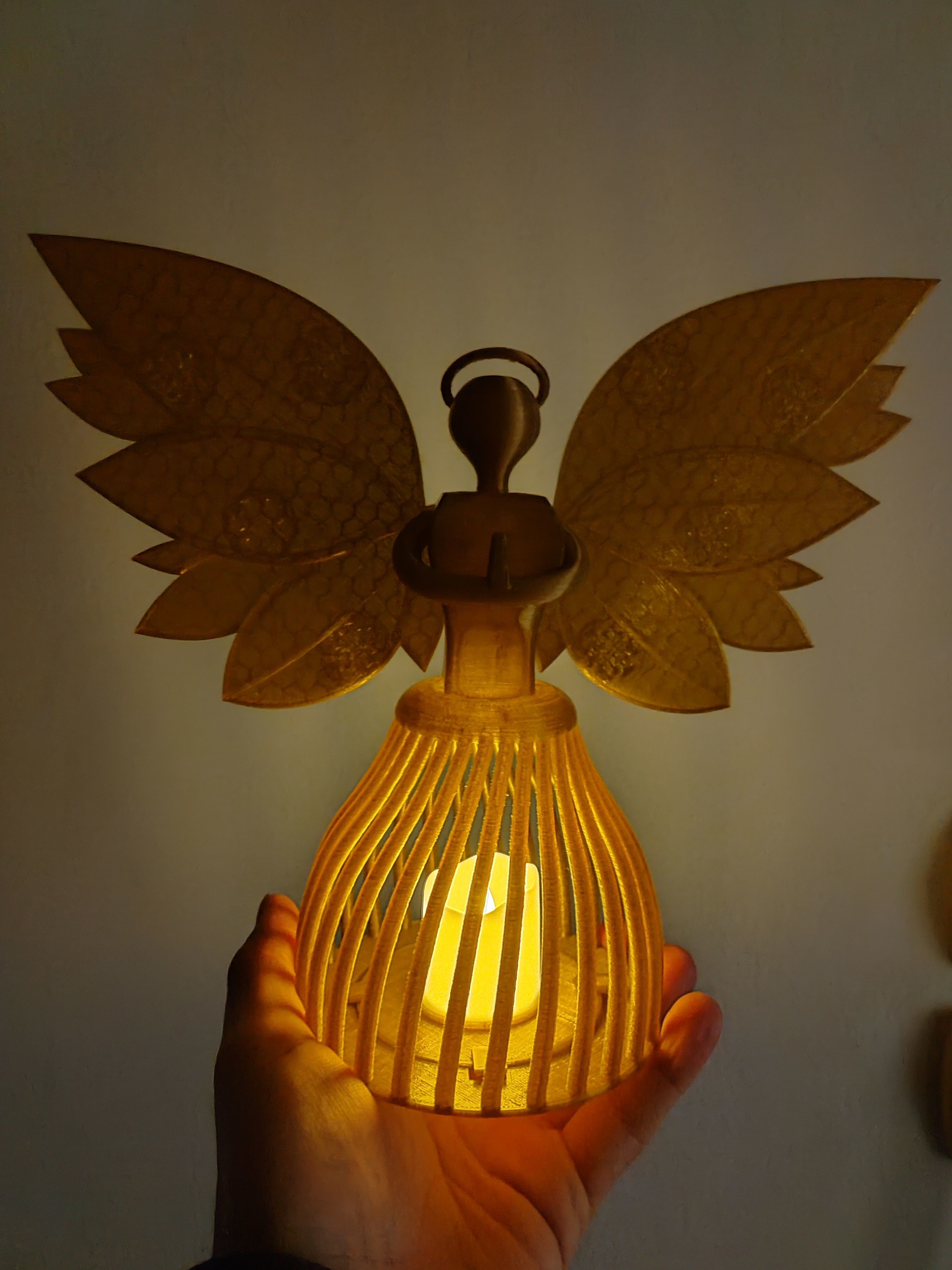 Angel Christmas Ornament 3D print model_4