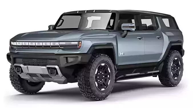 Hummer EV SUV 2024 3D model