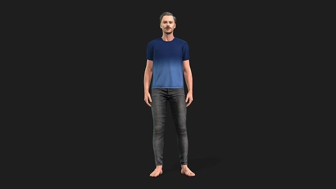 Game-Ready 3D Male Character 3D model