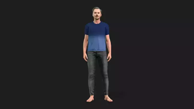 Game-Ready 3D Male Character
