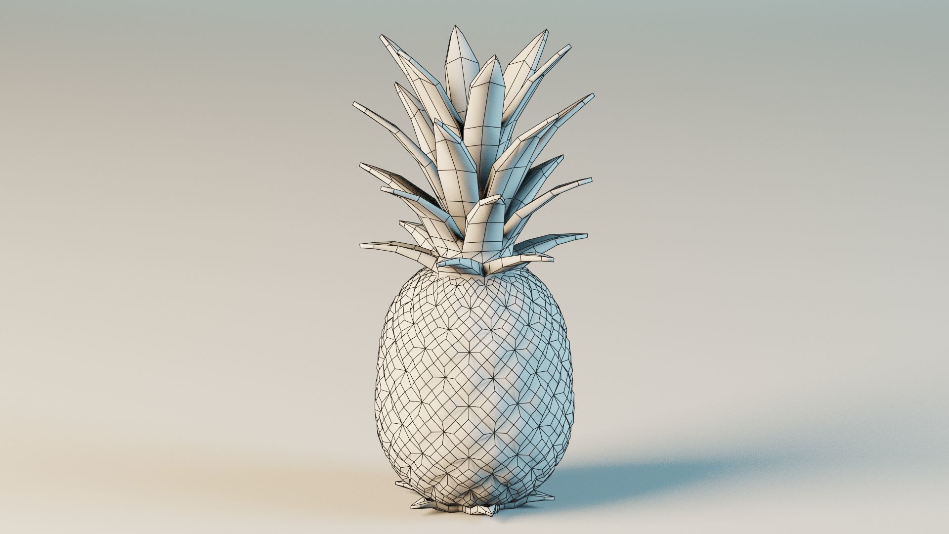 stylized basic fruits 3D model_20