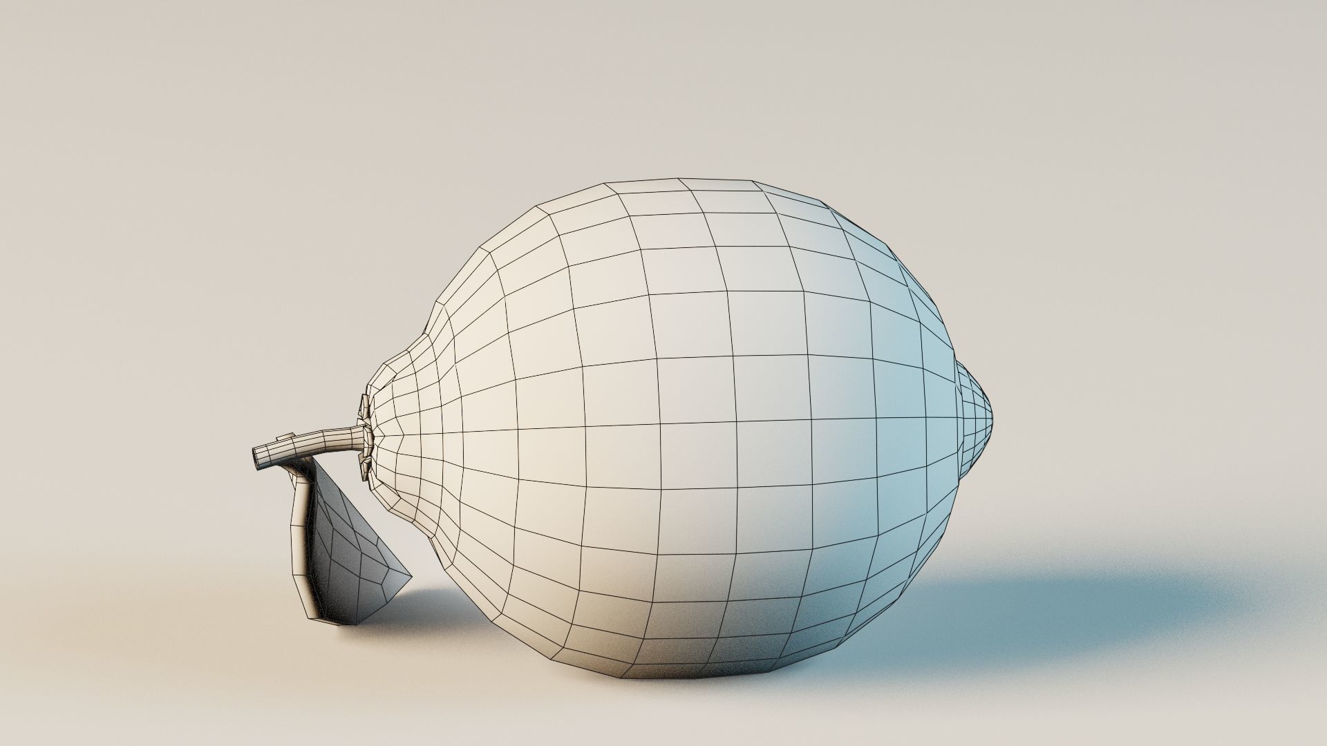 stylized basic fruits 3D model_10