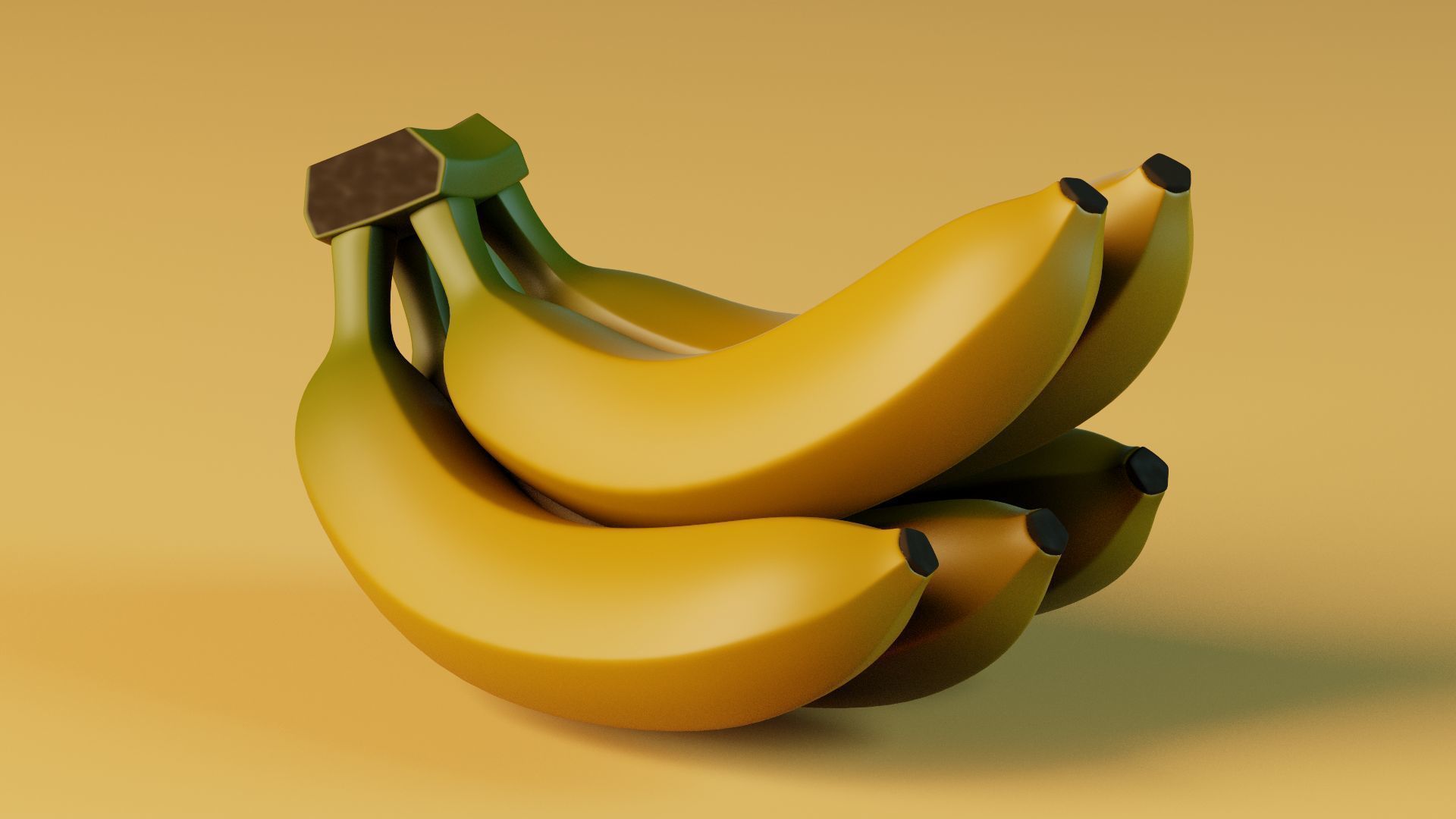 stylized basic fruits 3D model_3