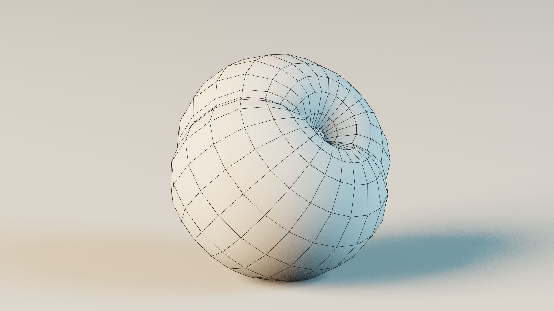 stylized basic fruits 3D model_16