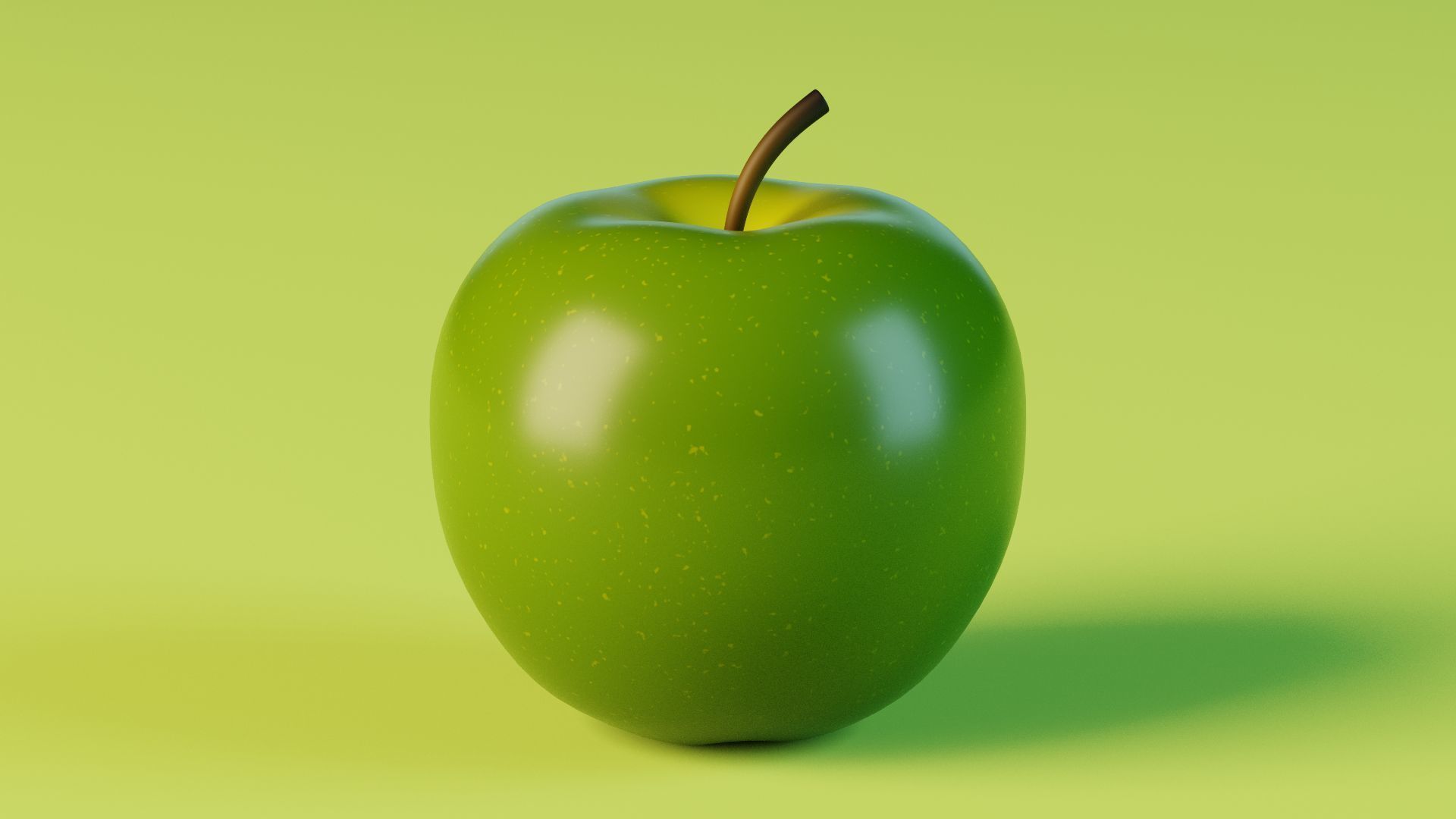 stylized basic fruits 3D model_7