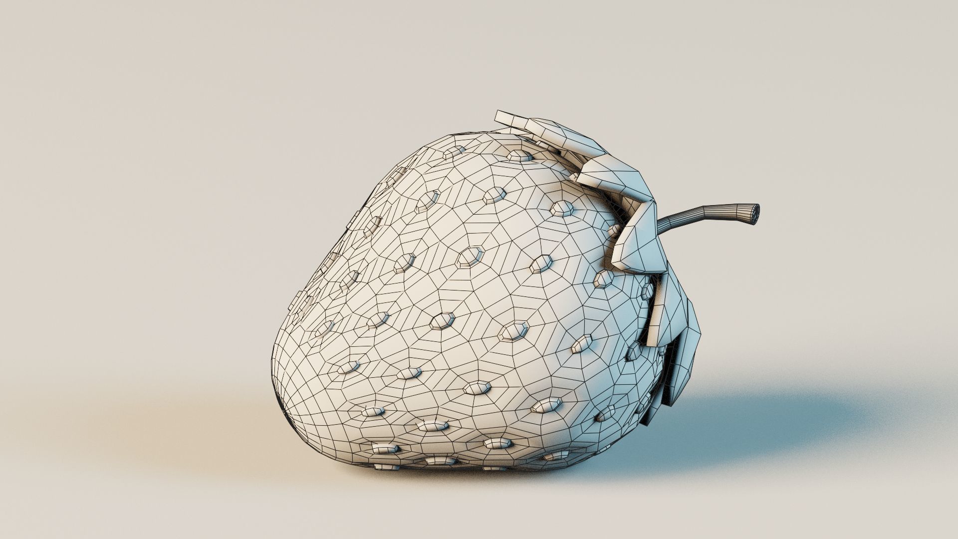 stylized basic fruits 3D model_22