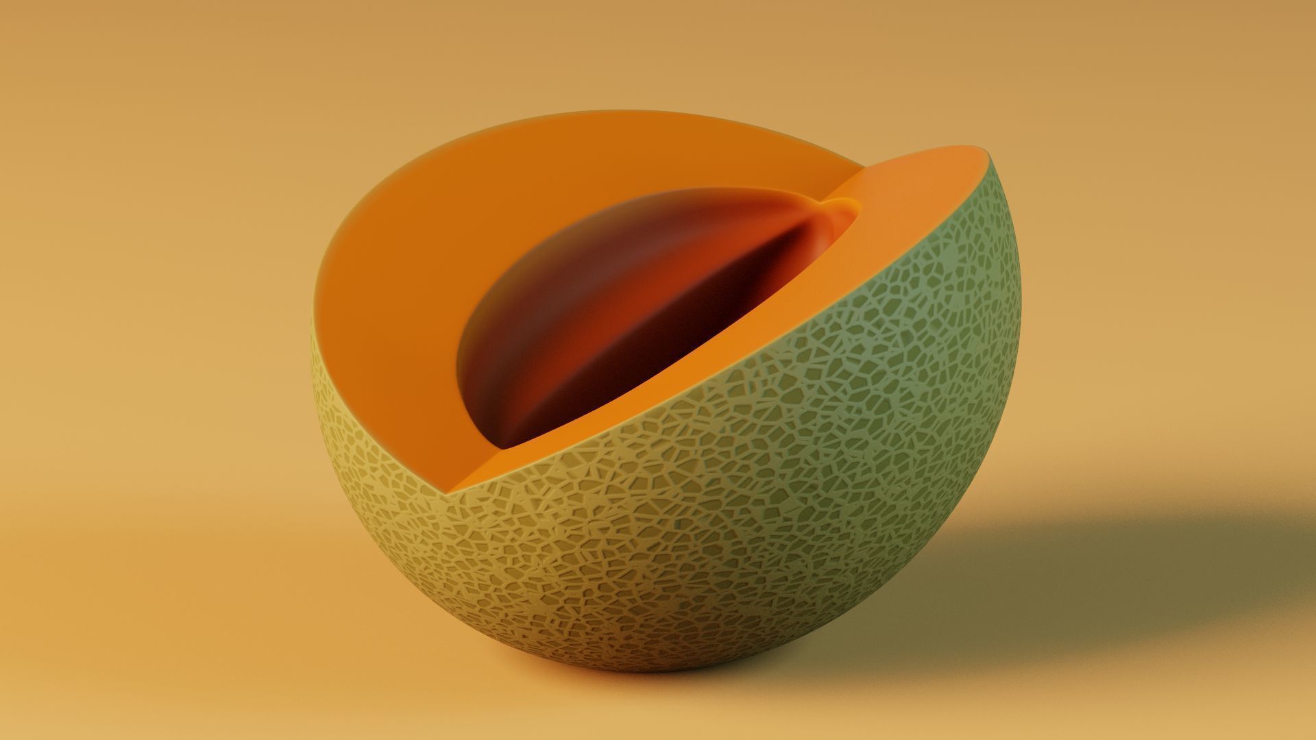 stylized basic fruits 3D model_11