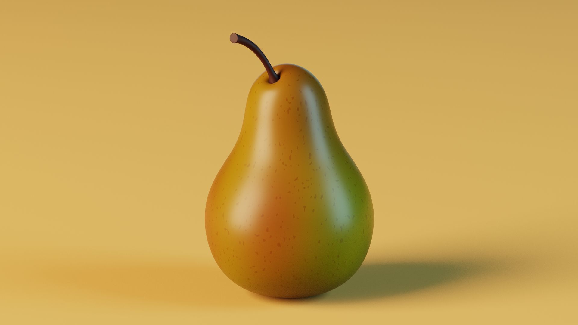 stylized basic fruits 3D model_17