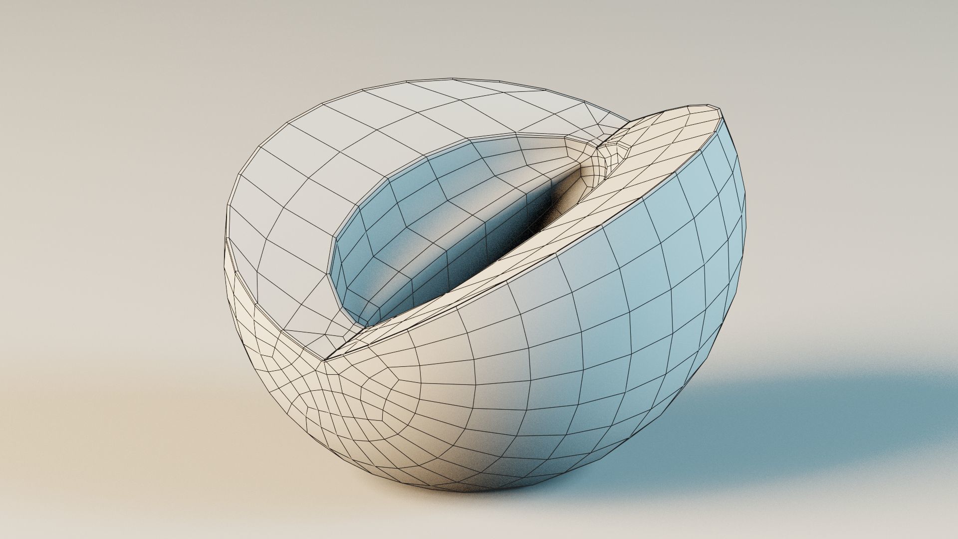 stylized basic fruits 3D model_12