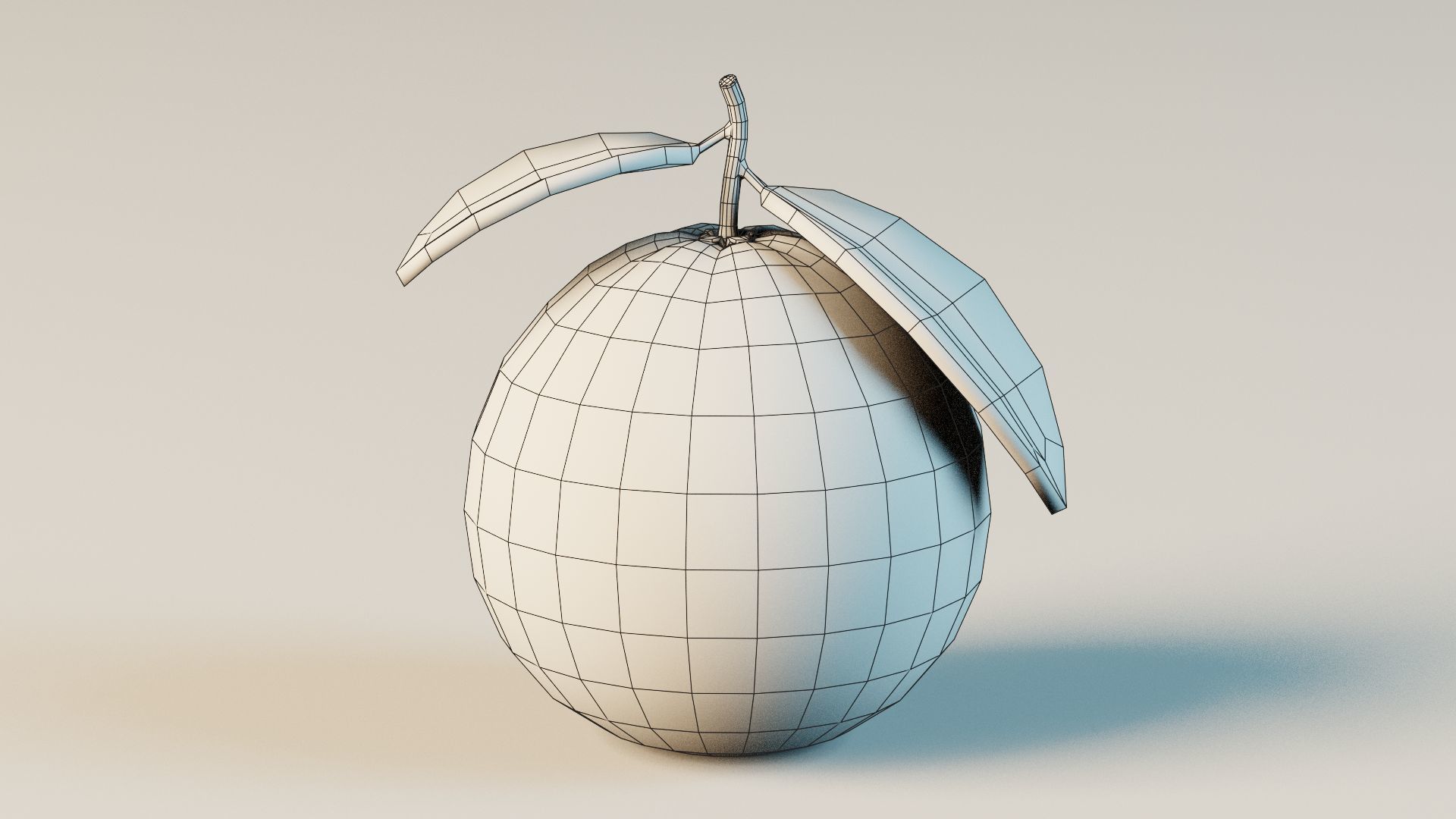 stylized basic fruits 3D model_14