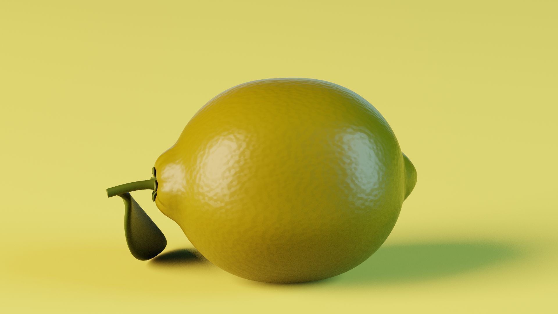 stylized basic fruits 3D model_9