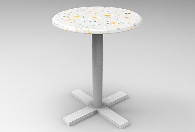 Bia Side Table Low-poly 3D model