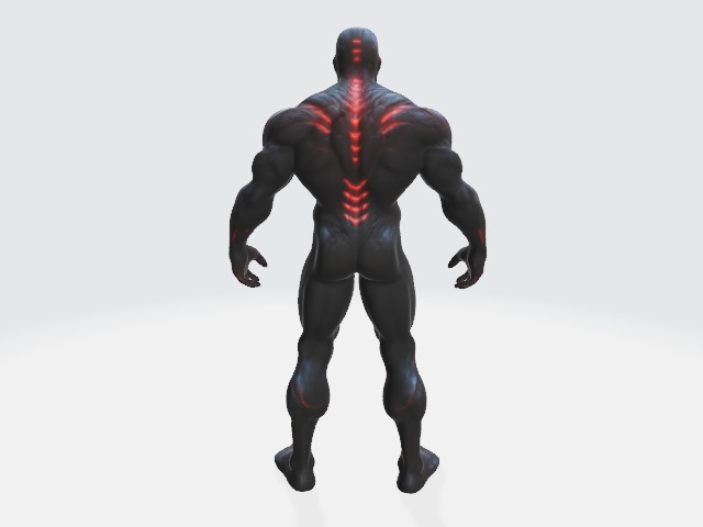 Nano suit 3D model_2