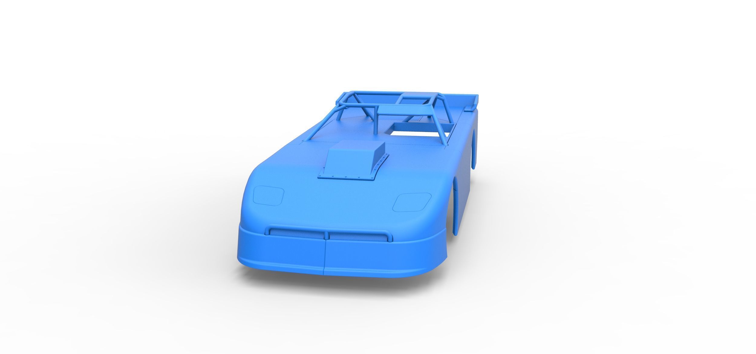 Shell of New Zealand Super Saloon race car V2 Scale 1 to 25 3D print model_3