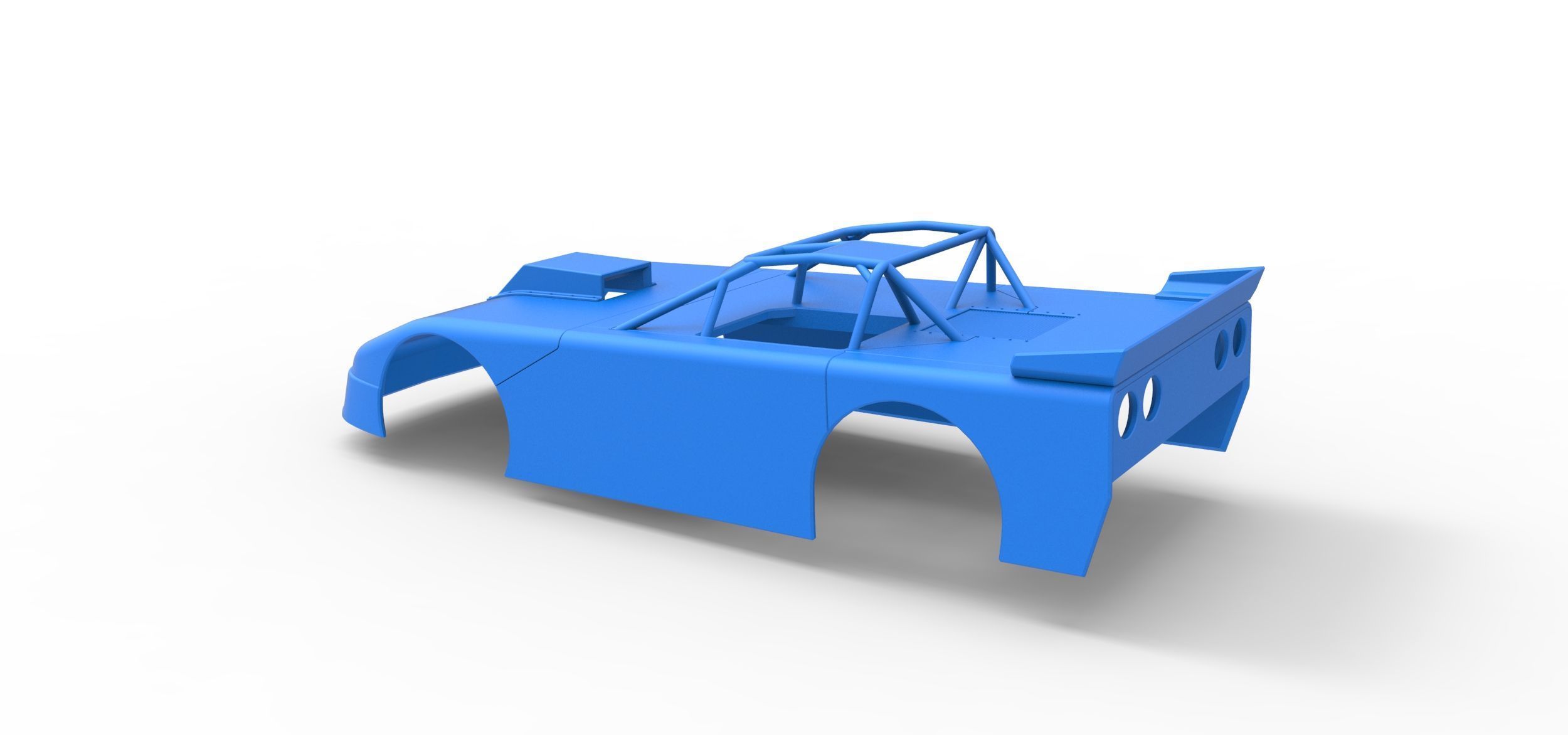 Shell of New Zealand Super Saloon race car V2 Scale 1 to 25 3D print model_9