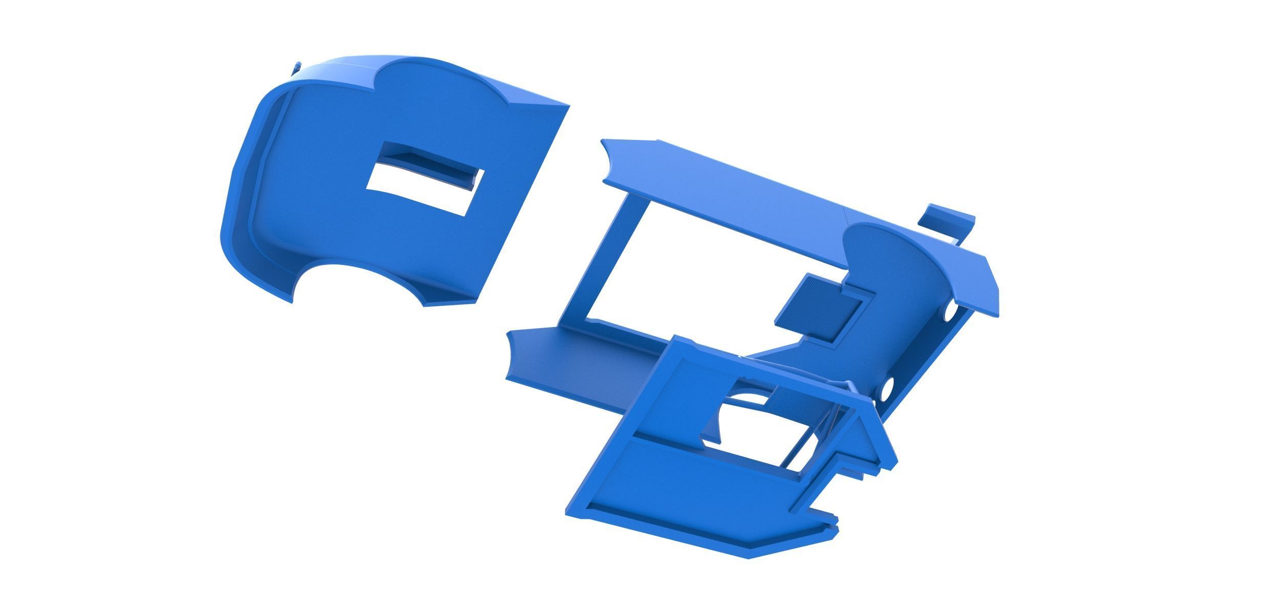 Shell of New Zealand Super Saloon race car V2 Scale 1 to 25 3D print model_20