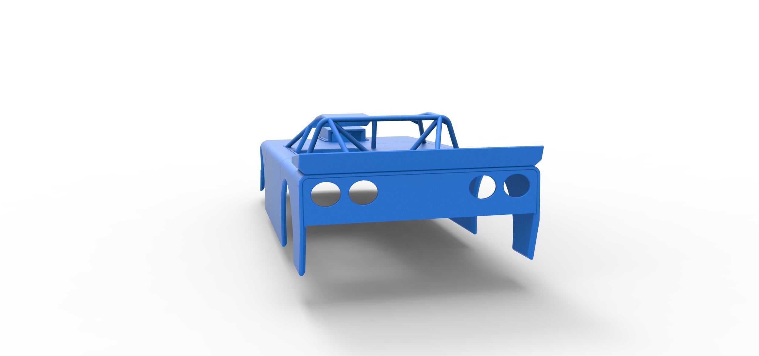 Shell of New Zealand Super Saloon race car V2 Scale 1 to 25 3D print model_10