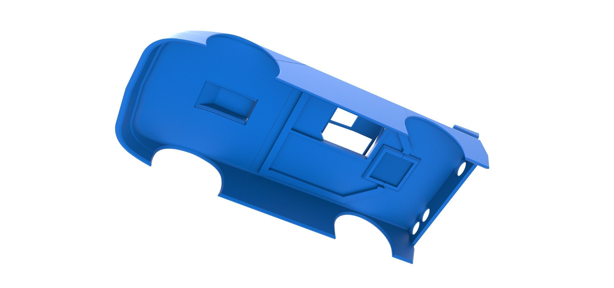 Shell of New Zealand Super Saloon race car V2 Scale 1 to 25 3D print model_2