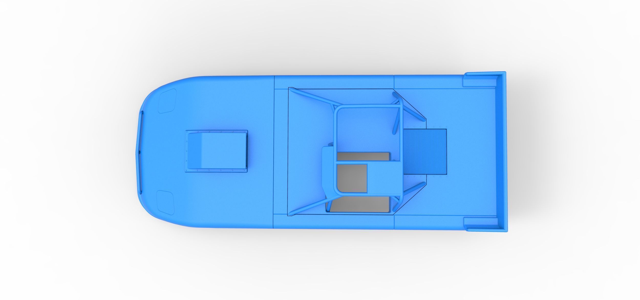Shell of New Zealand Super Saloon race car V2 Scale 1 to 25 3D print model_8