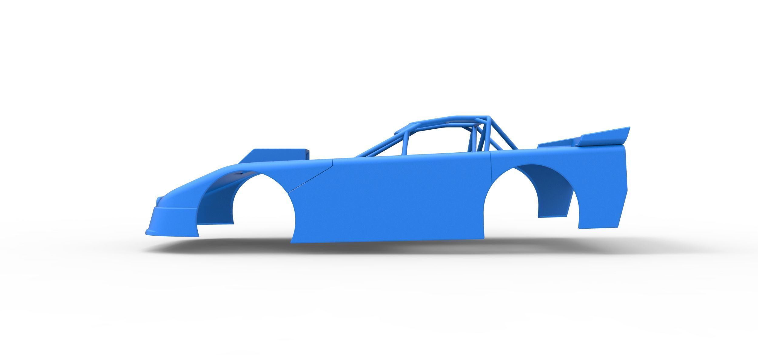Shell of New Zealand Super Saloon race car V2 Scale 1 to 25 3D print model_6