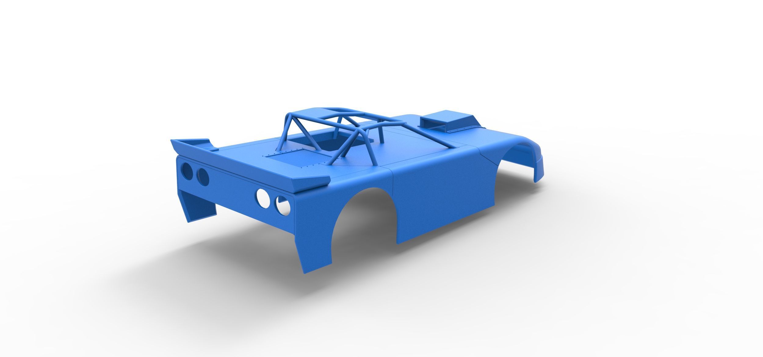 Shell of New Zealand Super Saloon race car V2 Scale 1 to 25 3D print model_13