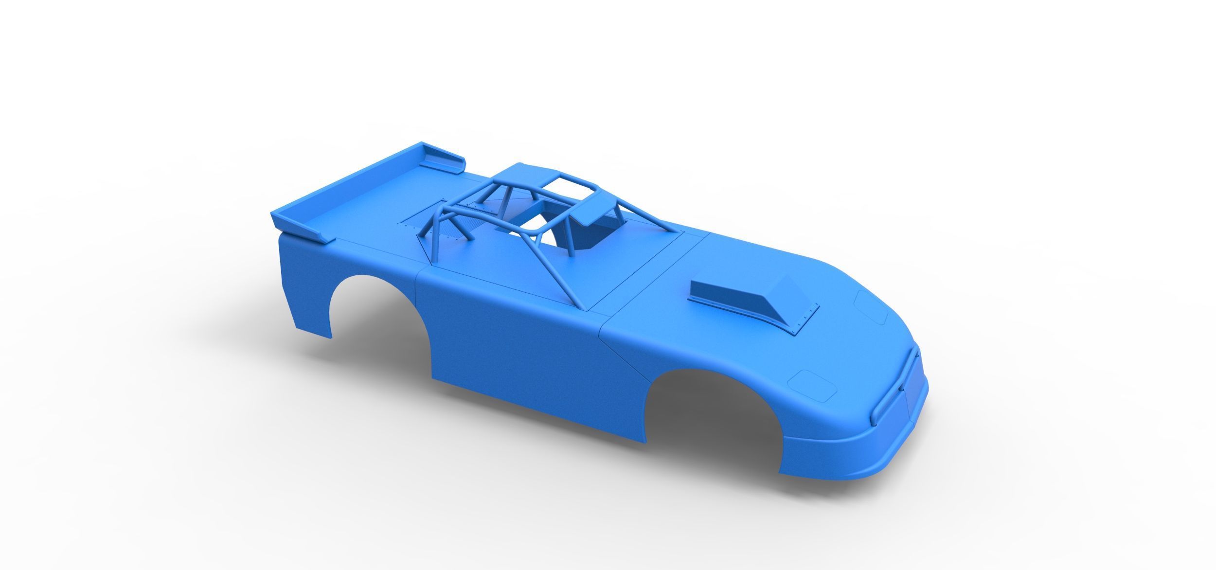 Shell of New Zealand Super Saloon race car V2 Scale 1 to 25 3D print model_16