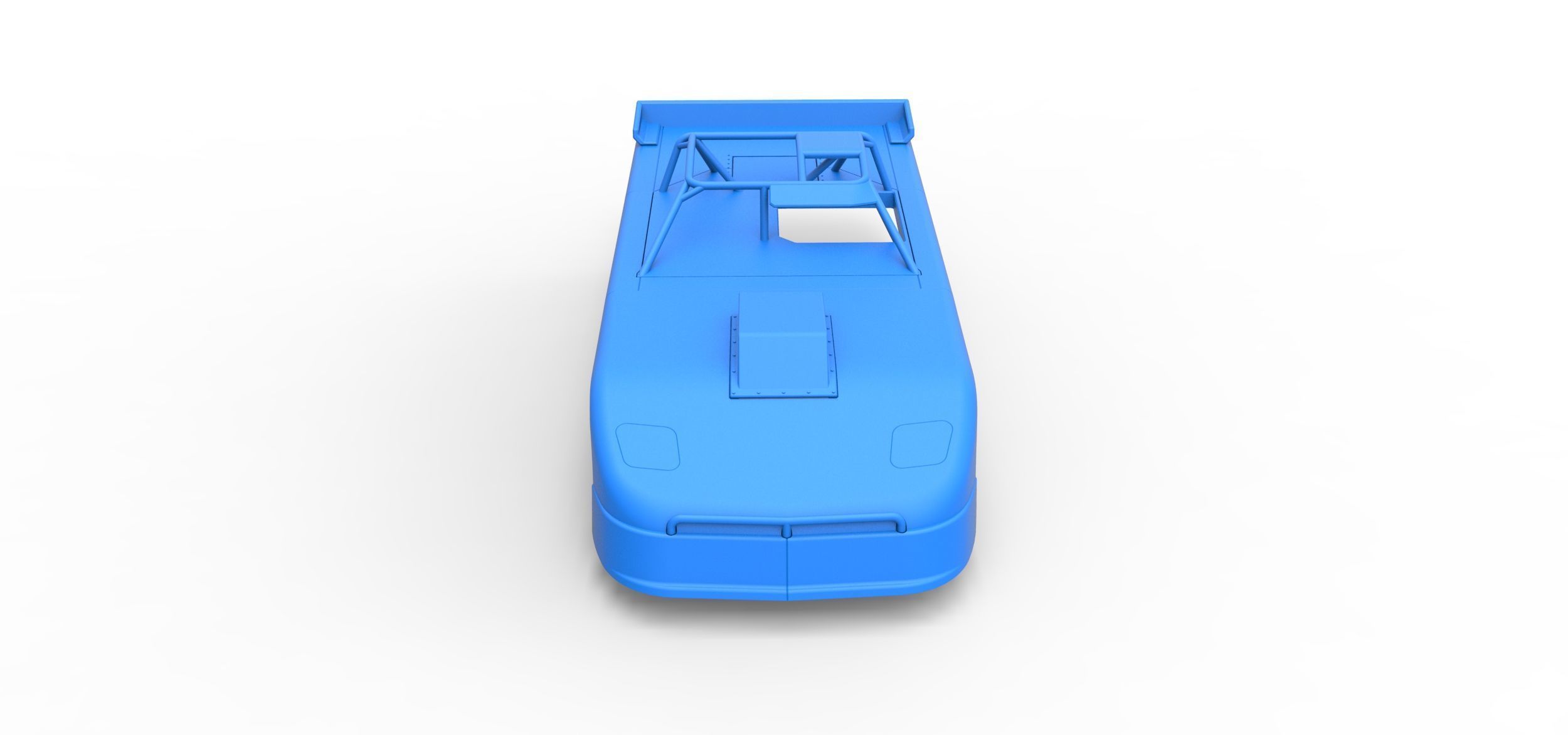 Shell of New Zealand Super Saloon race car V2 Scale 1 to 25 3D print model_5