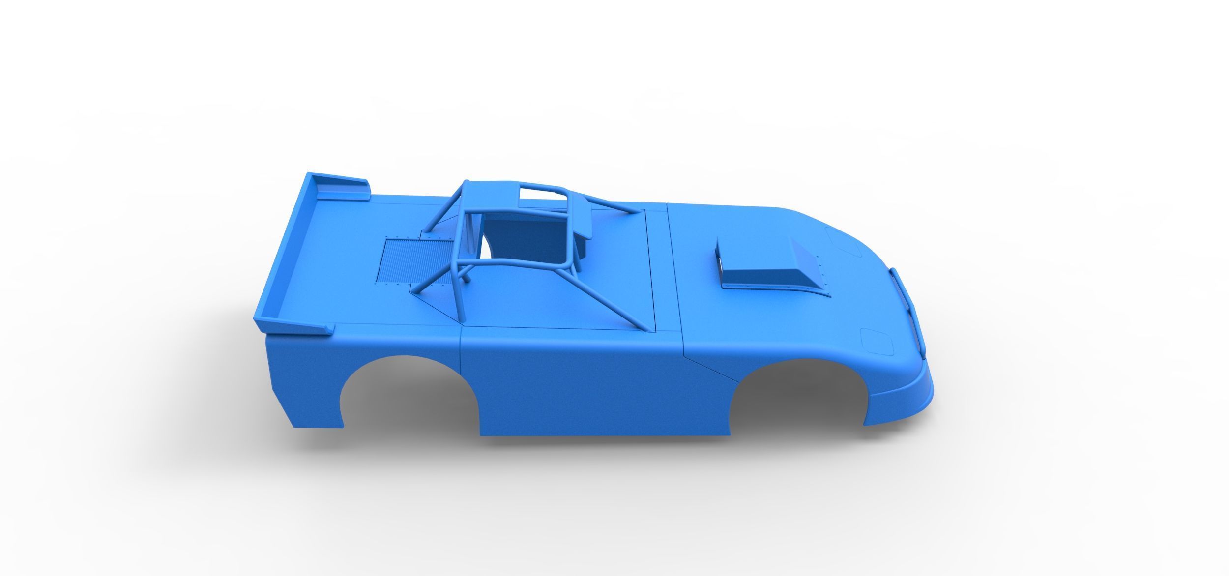 Shell of New Zealand Super Saloon race car V2 Scale 1 to 25 3D print model_15