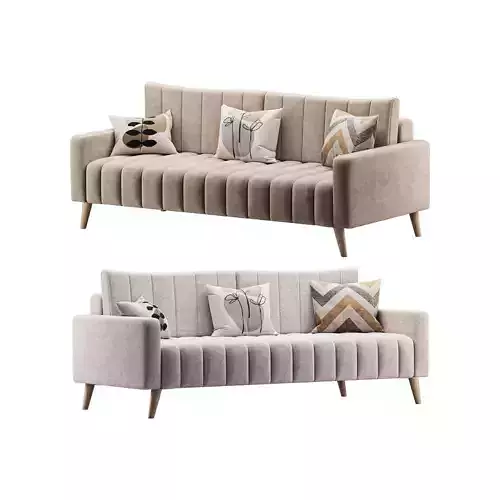 Sofa Markful Velvet Grey
