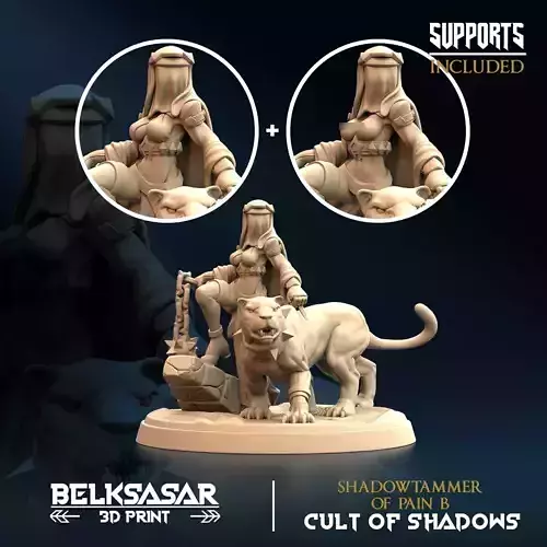 Shadowtammer of Pain Nude and Normal with Panther B