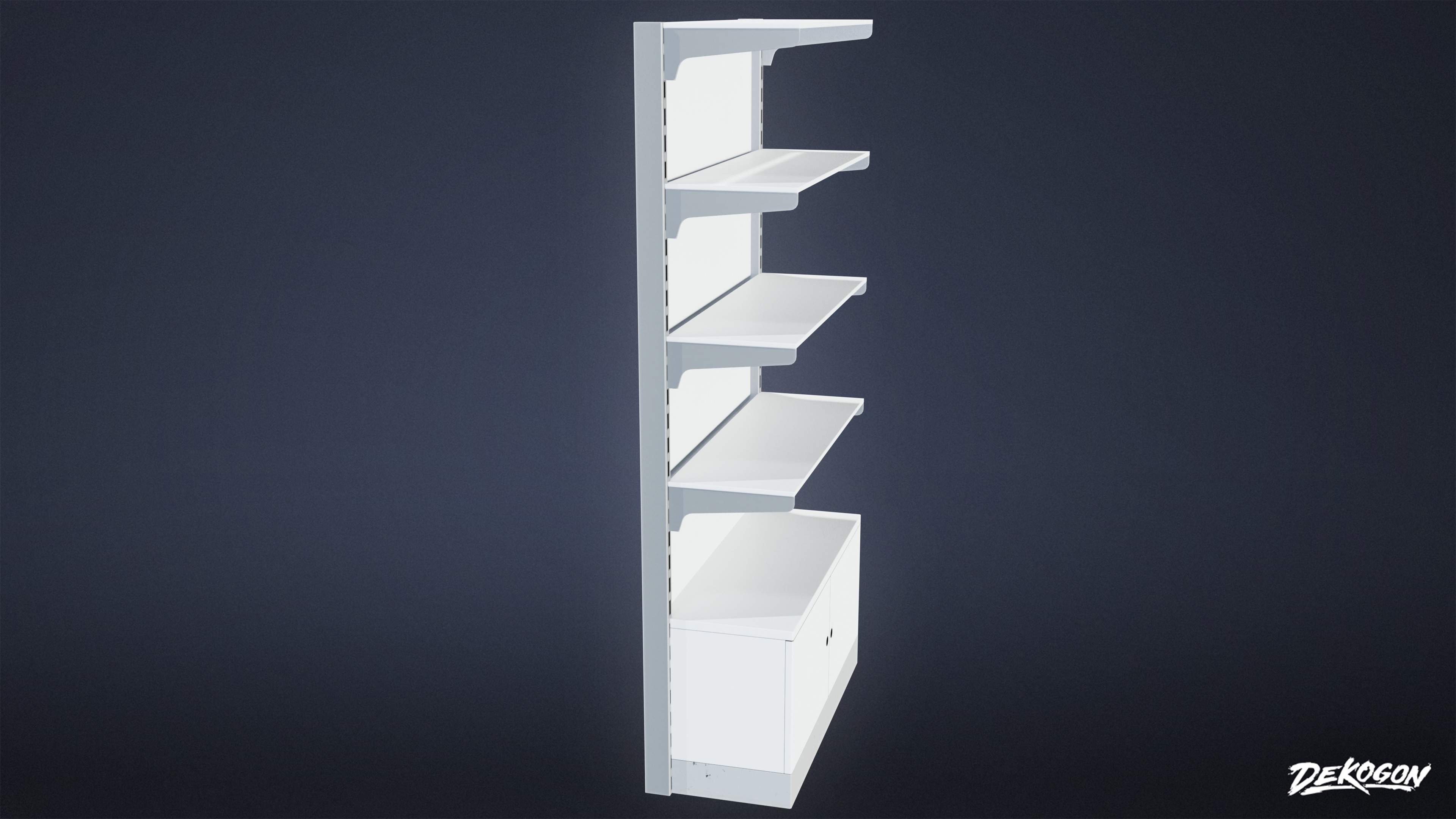 SHOPPING AND GROCERY - Shelf 05 - LOW POLY Low-poly 3D model_2