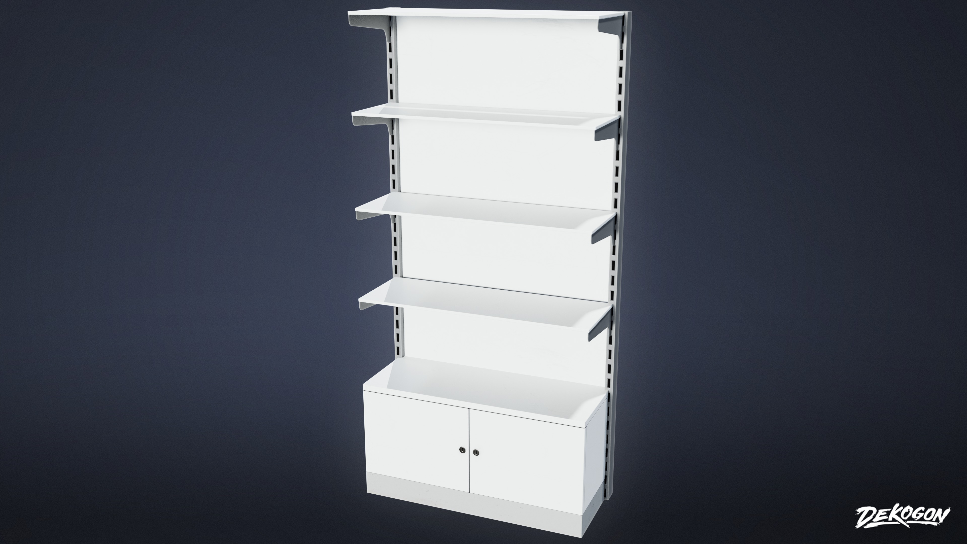 SHOPPING AND GROCERY - Shelf 05 - LOW POLY Low-poly 3D model_1